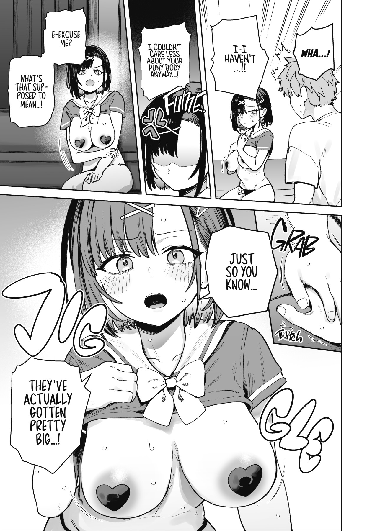Hentai Manga Comic-My Little Sister Was a Hostess at Class 2-C's School Festival Boobs Bar-Read-12